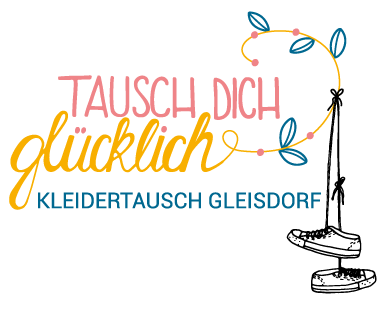 Kleidertausch Gleisdorf Tausch dich glücklich Logo in Farbe